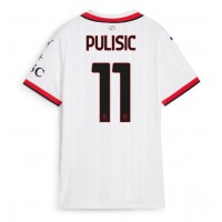 Camisa de time de futebol AC Milan Christian Pulisic #11 Replicas 2º Equipamento Feminina 2024-25 Manga Curta